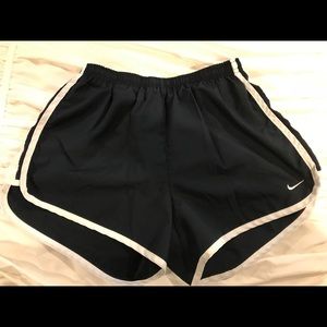 Navy Nike running shorts